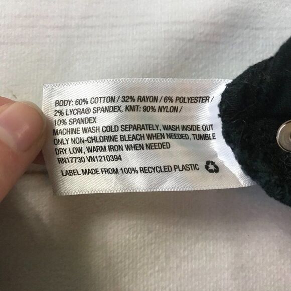 Isabel Maternity Over Belly Panel Black Jeans Size 10 - Picture 7 of 15